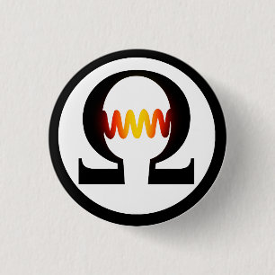 Ohm-Symbol-Knopf Button