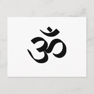 Ohm Symbol Postkarte
