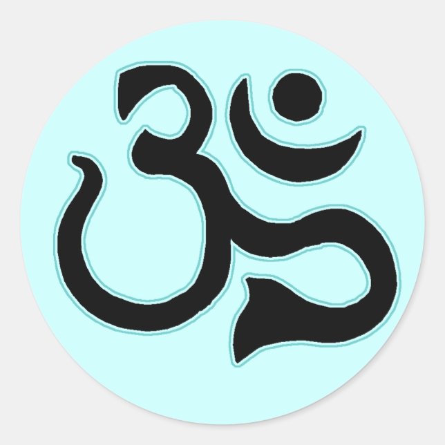 Ohm Symbol Stickers (Vorderseite)