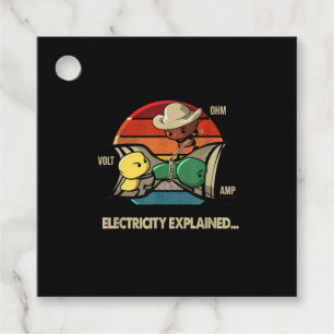 Ohm Volt Amp Electrical erklärt Elektriker Geschenkanhänger