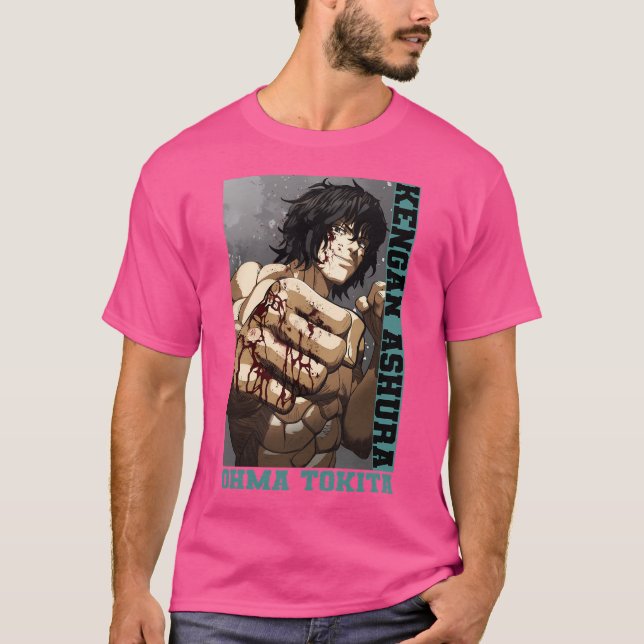 Ohma Tokita - Kengan Ashura T-Shirt (Vorderseite)