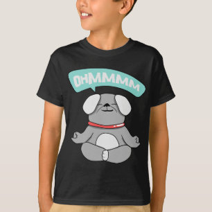 Ohmmm Yoga Hund Pug I Meditation Entspannung  T-Shirt