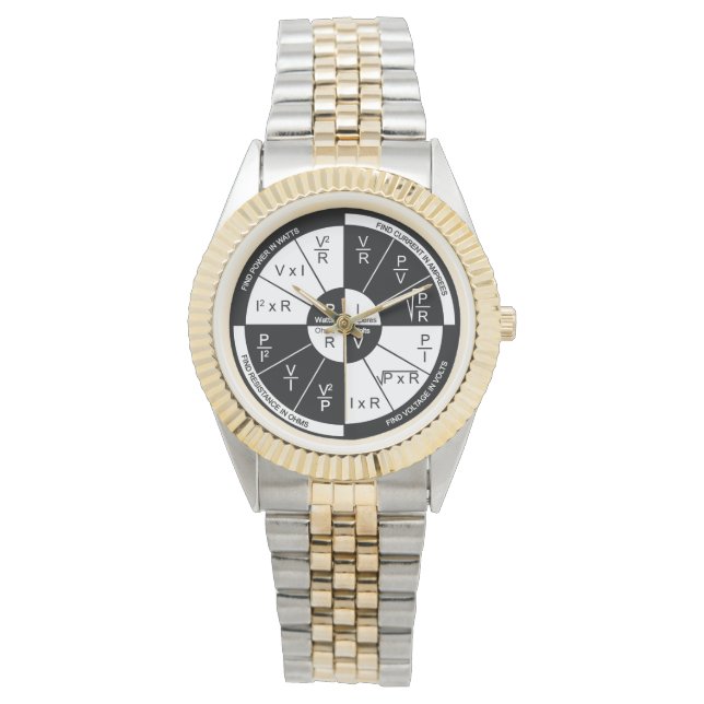 Ohmsches Gesetz Armbanduhr (Vorderseite)