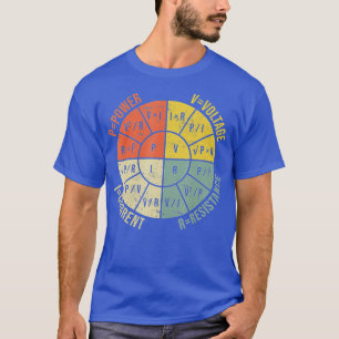 Ohmsches Gesetz Diagramm Elektrisch Elektronikinge T-Shirt