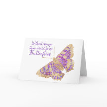 Ohne Änderung gäbe es keine Schmetterlingskarte