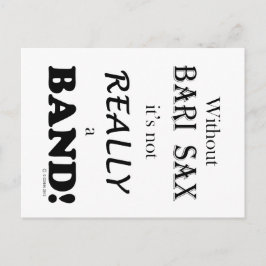 Ohne Bari Sax - Band Postkarte