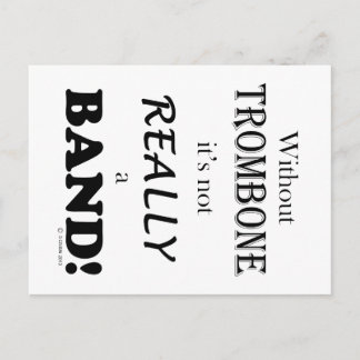 Ohne Brombone - Band Postkarte