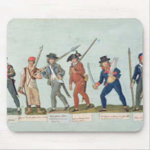 Ohne Culotte, das sein Rohr beleuchtet Mousepad