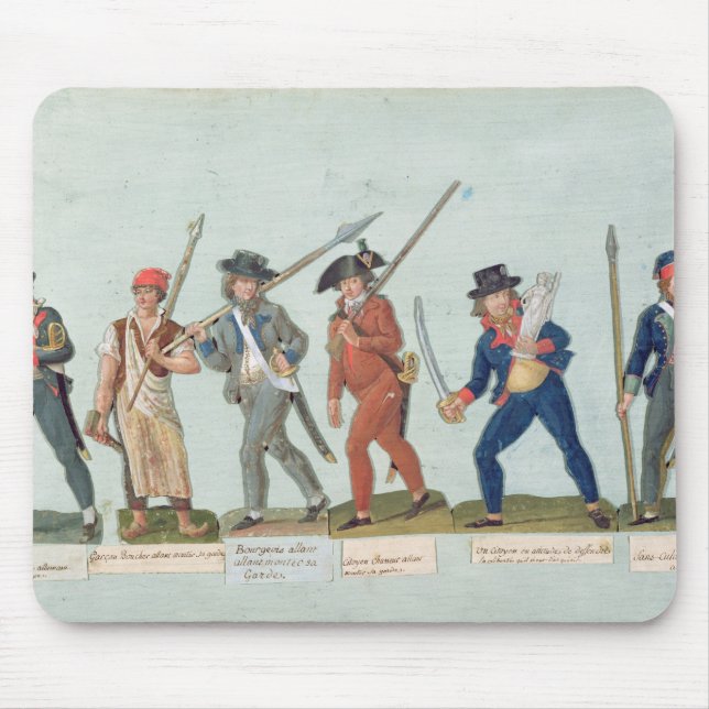 Ohne Culotte, das sein Rohr beleuchtet Mousepad (Vorne)