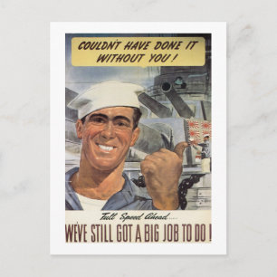 Ohne dich hätte ich es nicht geschafft postkarte