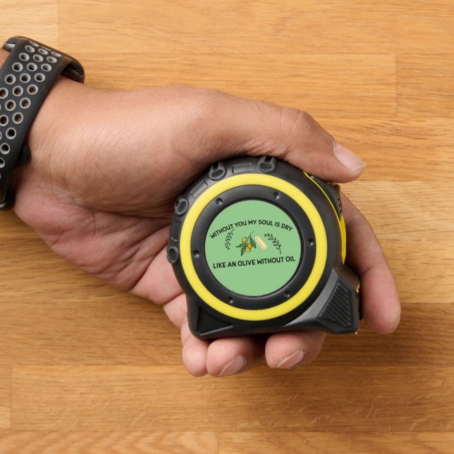 Ohne dich ist Soul trocken wie ein Olivenöl ohne Ö Maßband (Zuhause)