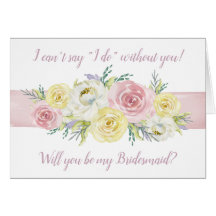 Ohne dich kann ich nicht "Ich tue" sagen! Floral B