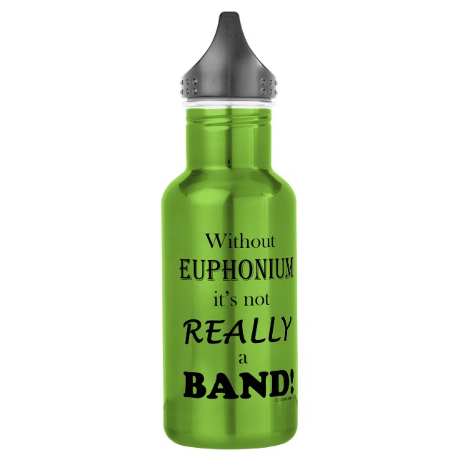 Ohne Euphonium - Band Edelstahlflasche (Links)