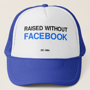 Ohne Facebook aufgewachsen Lustige 80er 90er Nos Truckerkappe