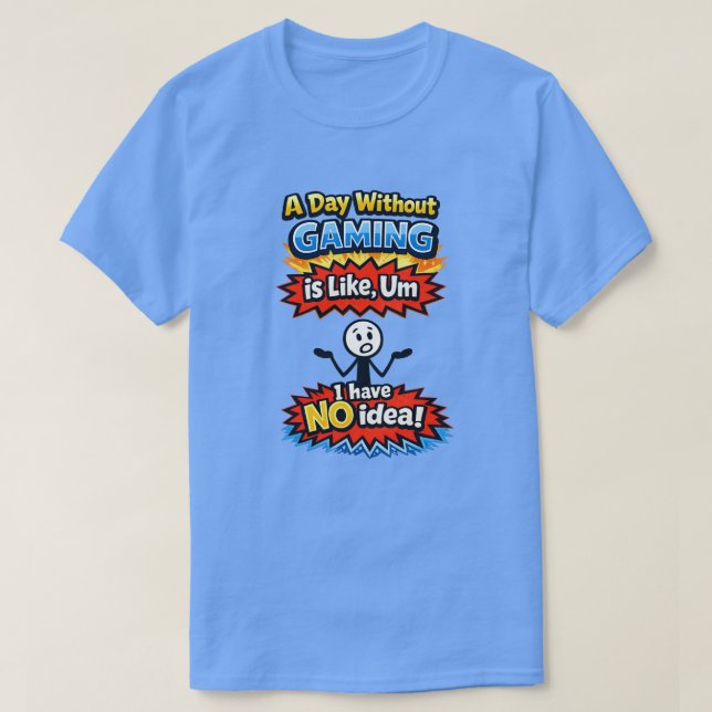 Ohne Gaming T-Shirt (Design vorne)