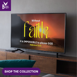 OHNE GLAUBEN Christlich Poster