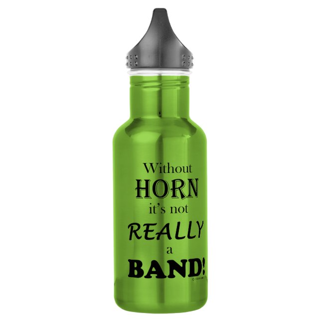 Ohne Horn - Band Edelstahlflasche (Links)