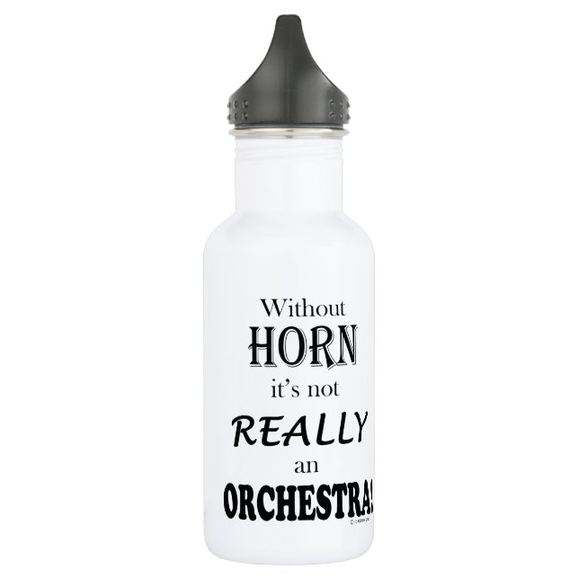 Ohne Horn - Orchester Edelstahlflasche (Links)