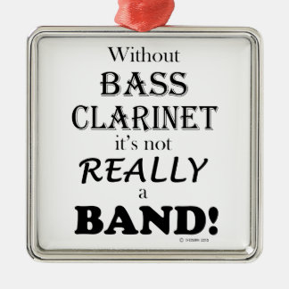 Ohne Klarinette - Band Ornament Aus Metall