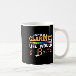 Ohne Klarinette würde das Leben zu einem flatternd Kaffeetasse