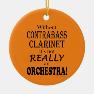 Ohne Kontrabass-Klarinette - Orchesteraufzeichnung Keramik Ornament