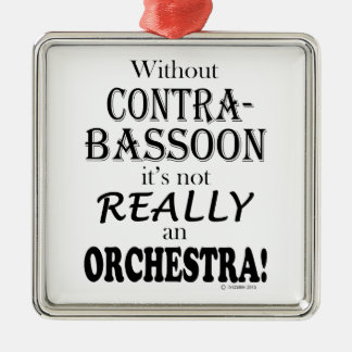 Ohne Kontrabassoon - Orchester Ornament Aus Metall