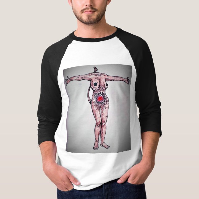 ohne Kopf schreien T-Shirt (Vorderseite)