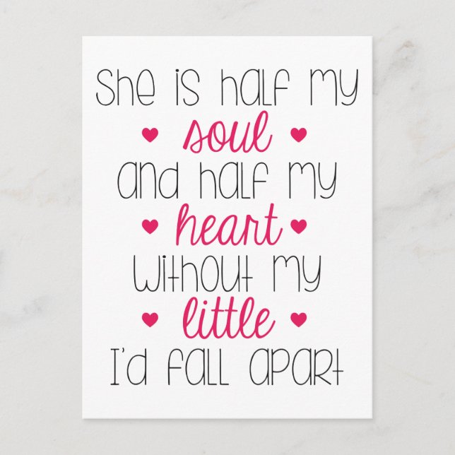 Ohne mein bisschen postkarte (Vorderseite)