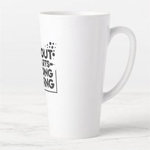 Ohne meine Darts mache ich nichts Milchtasse