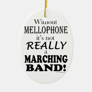 Ohne Mellophone - Marching Band Keramikornament