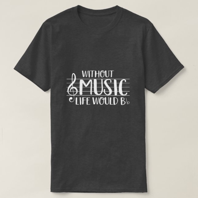 ohne Musik T-Shirt (Design vorne)