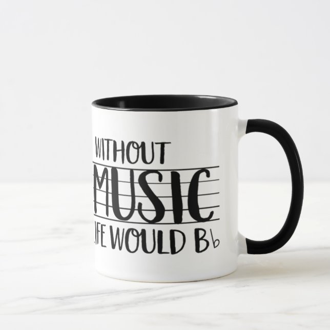 ohne Musik Tasse (Rechts)