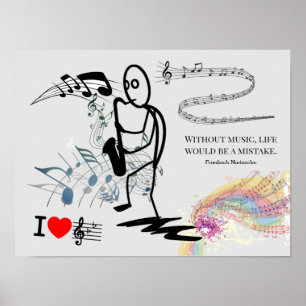 Ohne Musik wäre das Leben ein Fehler *** Poster