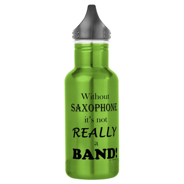 Ohne Saxophon - Band Edelstahlflasche (Links)