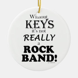 Ohne Schlüssel - Rock Band Keramikornament