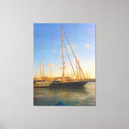 Ohne Segel Sonntagsstrand Israel Herzlia Leinwanddruck