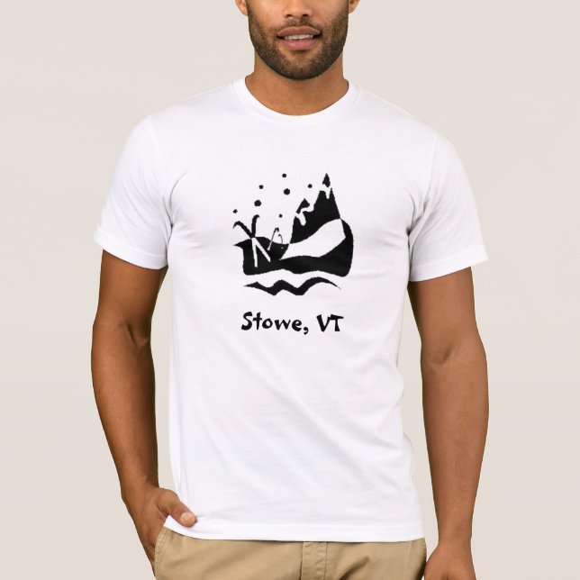 Ohne Ski-Team - Stowe T-Shirt (Vorderseite)
