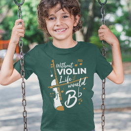 Ohne Violinleben wäre ein flatternder Niedlicher V T-Shirt