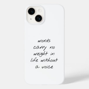 Ohne Voice iPhone Case