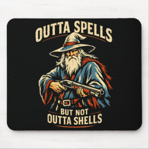 Ohne Zauber aber nicht ohne Granaten Zauberer Fant Mousepad