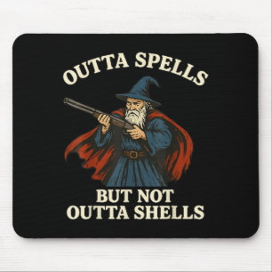 Ohne Zauber aber nicht ohne Granaten Zauberer Fant Mousepad