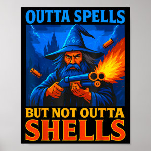 Ohne Zauber aber nicht ohne Granaten Zauberer Fant Poster