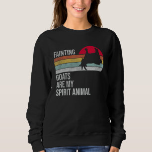 Ohnmacht ist mein Geist Tier - Funny Goat L Sweatshirt