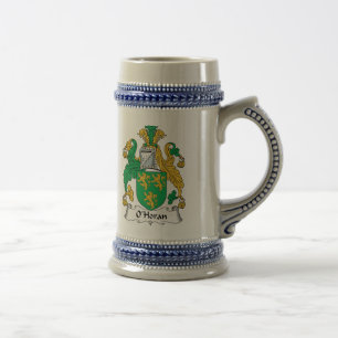 O'Horan Familienwappen Bierglas