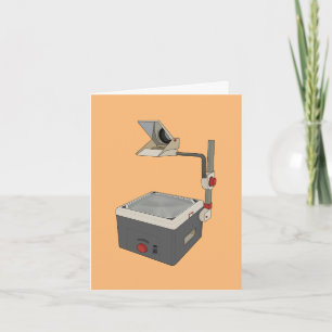OHP 80er 90er Overhead-Projektor Einladung