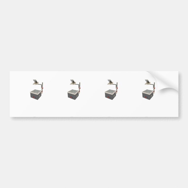 OHP 80er 90s Overhead Projektor Autoaufkleber (Vorne)