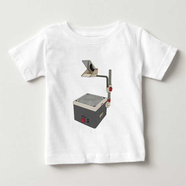 OHP 80er 90s Overhead Projektor Baby T-shirt (Vorderseite)