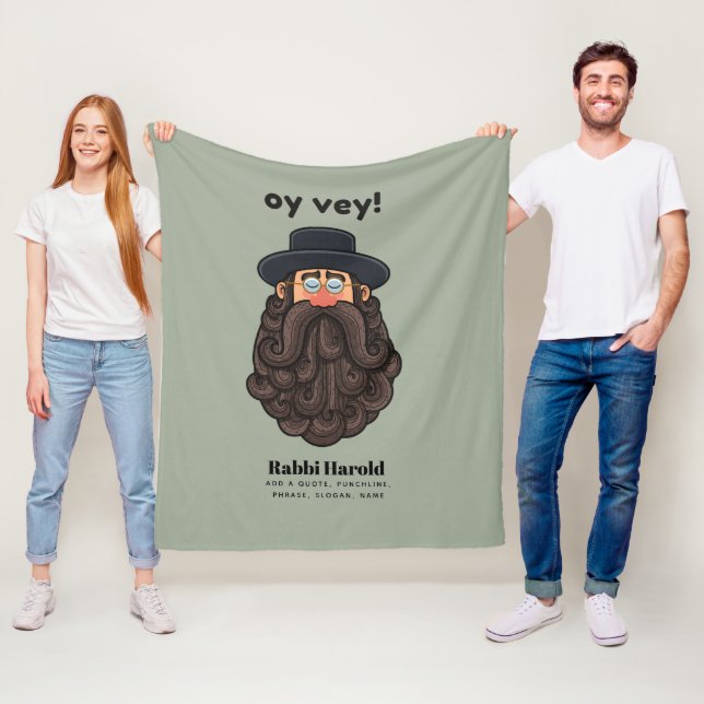 OHR! Funny RABBI Peronised Fleecedecke (Beispiel)