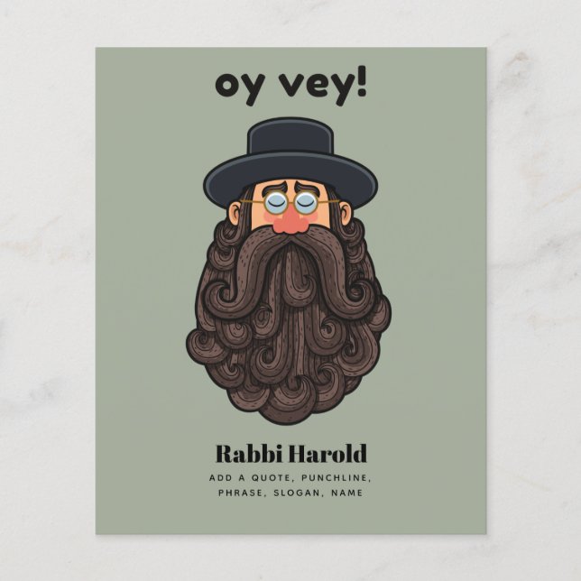 OHR! Funny RABBI Peronised Flyer (Vorne)