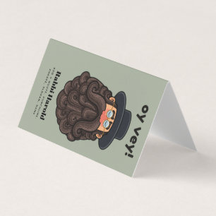 OHR! Funny RABBI Peronised Visitenkarten